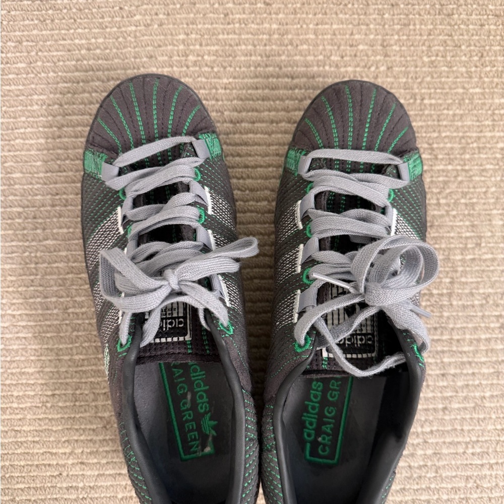 Craig Green x adidas Superstar 'Utility Black Green' - Picture 5 of 9